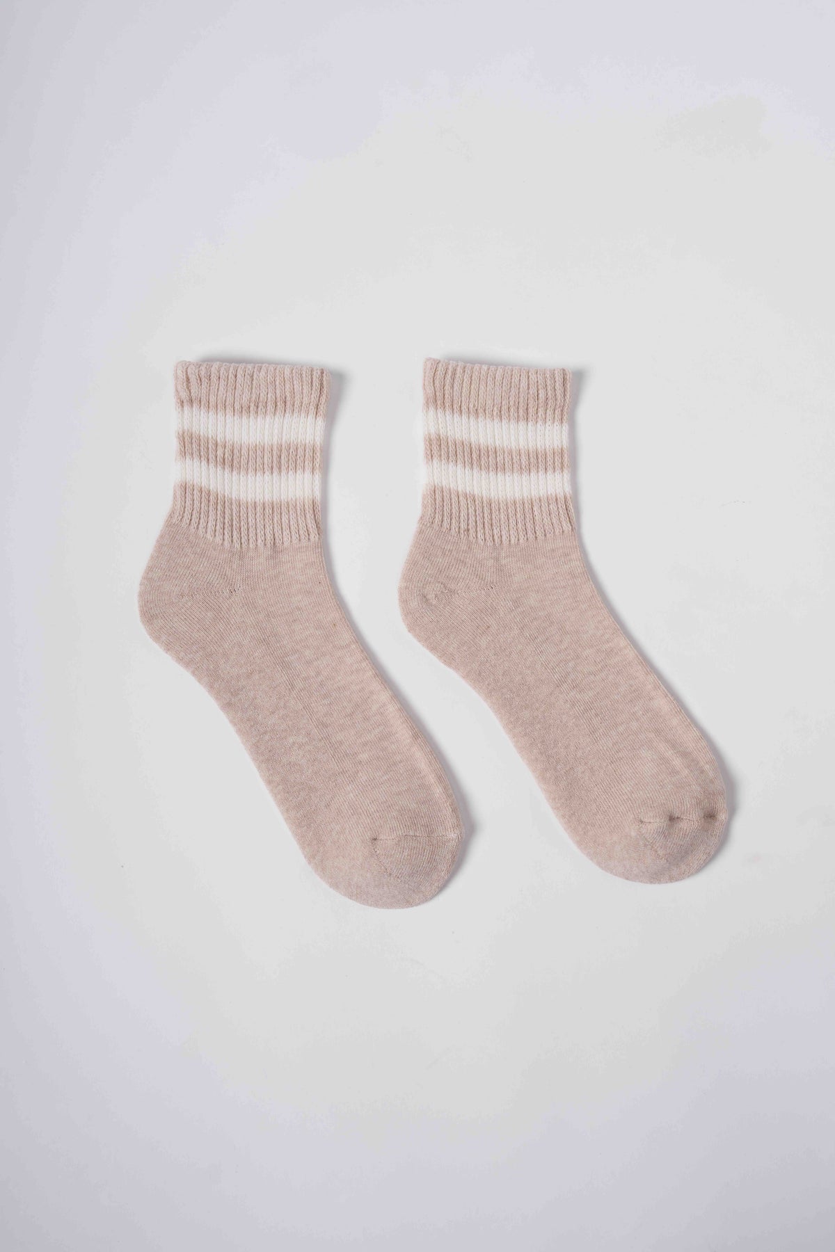 Retro Stripe Short Crew Socks